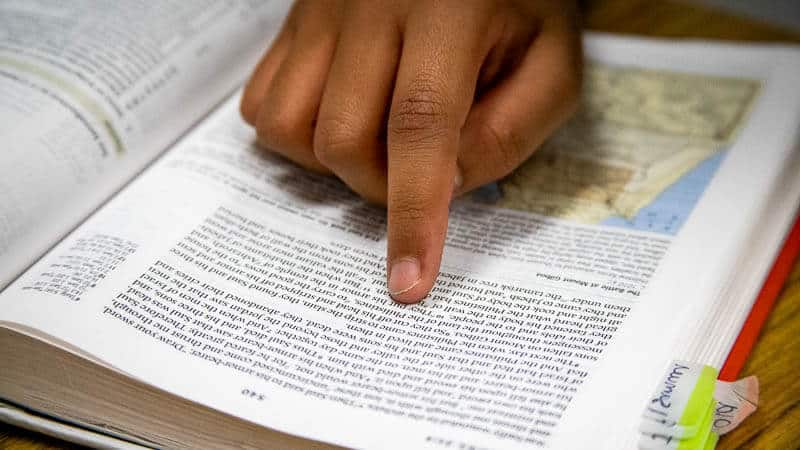 Bible is taught at every grade level at Ontario Christian School