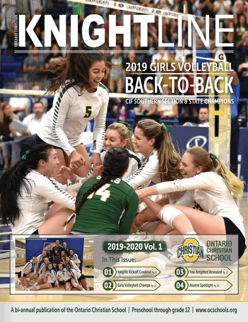 Knightline 2019-2020 Volume 1 Magazine Cover