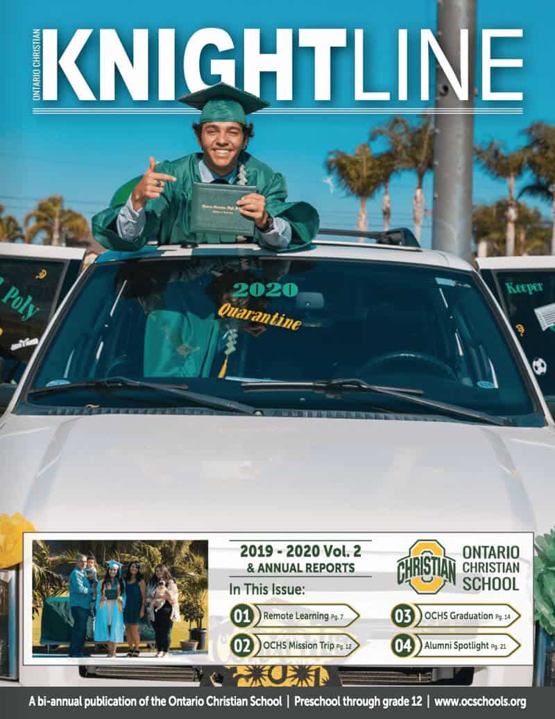 Knightline 2019-2020 Volume 2 Magazine Cover